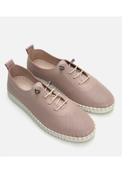 Kadın Deri Vizon Loafer