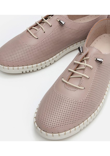 Kadın Deri Vizon Loafer