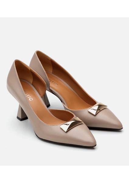 01ayh291100a450 Deri Vizon Kadın Stiletto