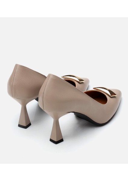 01ayh291100a450 Deri Vizon Kadın Stiletto