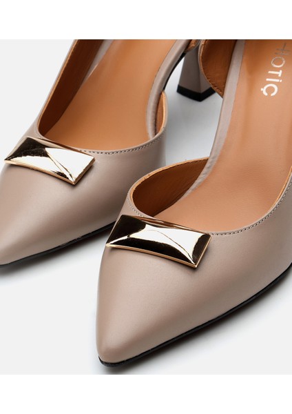 01ayh291100a450 Deri Vizon Kadın Stiletto