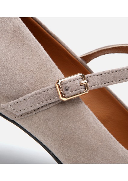 01AYH293450A450 MARY Jane Deri Vizon Kadın Stiletto