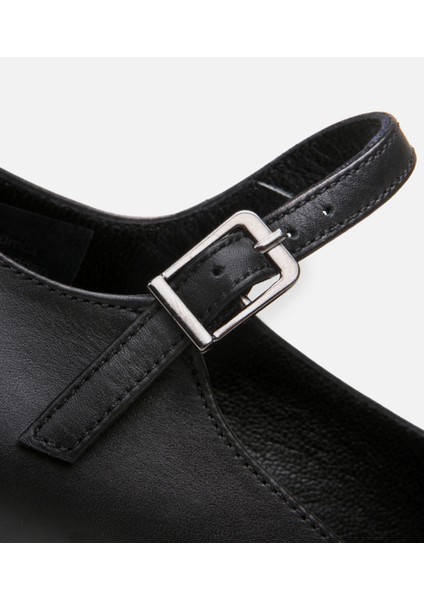 01AYH293520A100 HAKIKI Deri Siyah Kadın Kalın Topuk