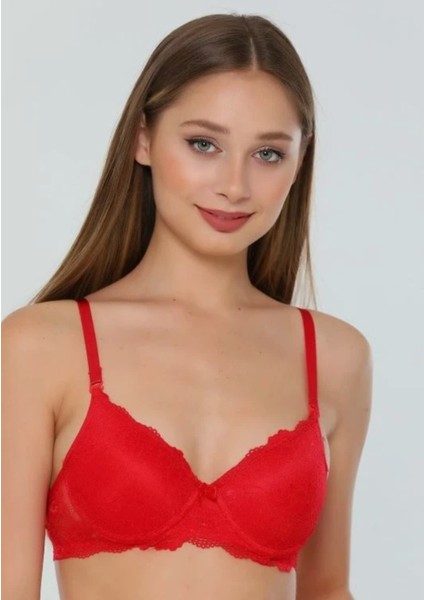 Dolgulu Dantelli Balenli Sütyen