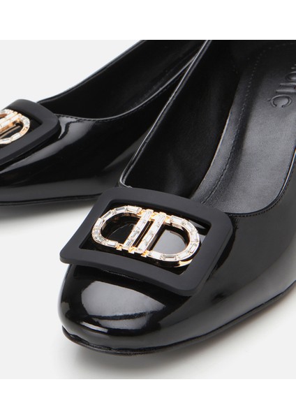 01AYH297990A100 SIYAH Kadın Kalın Topuk