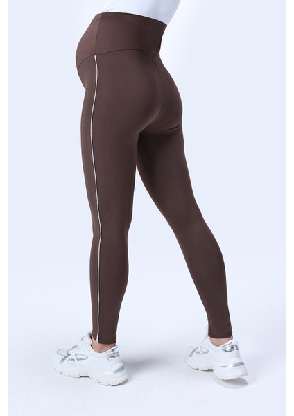 Imaj 356 Kahverengi Renk Toparlayıcı ve Extra Esnek Etkili Yüksek Bel Hamile Tayt indirimleri