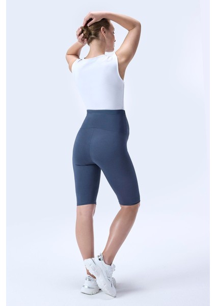 Imaj 715 Gri Renk Toparlayıcı ve Extra Esnek Etkili Yüksek Bel Hamile Tayt modelleri