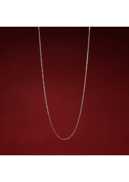 55 Mikron Flet Gümüş Zincir modelleri