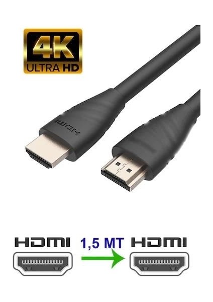 <![cdata[apronx APX-154K 1.5metre HDMI Görüntü Kablosu 4K Ultra]]>