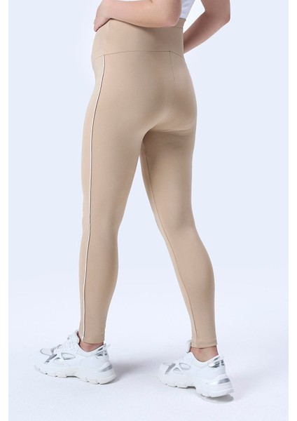Imaj 356 Bej Renk Toparlayıcı ve Extra Esnek Etkili Yüksek Bel Hamile Tayt modelleri