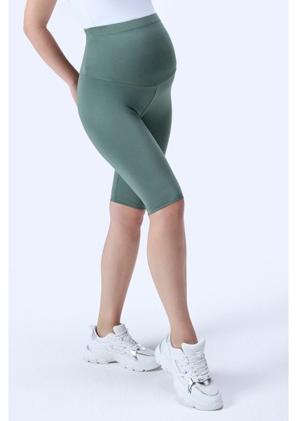 Imaj 715 Yeşil Renk Toparlayıcı ve Extra Esnek Etkili Yüksek Bel Hamile Tayt fırsatları