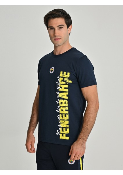 Lisanslı 25/26 Lacivert Tribün Dokuma Logolu T-Shirt fırsatları