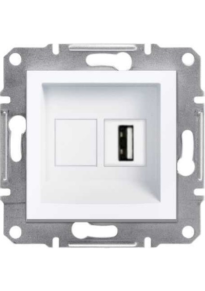 Schneider Asfora Beyaz USB Priz - EPH8600121