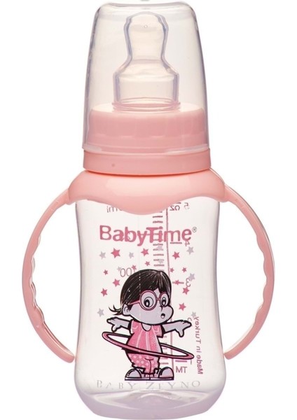 Bebekler Için 150ML Kulplu Şeffaf Plastik Biberon, Kolay Tutuş ve Hijyen Sağlar