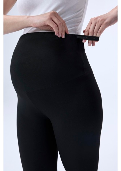 Imaj 344 Siyah Renk Toparlayıcı ve Extra Esnek Etkili Yüksek Bel Hamile Tayt modelleri