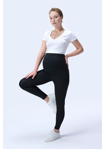 Imaj 344 Siyah Renk Toparlayıcı ve Extra Esnek Etkili Yüksek Bel Hamile Tayt fırsatları