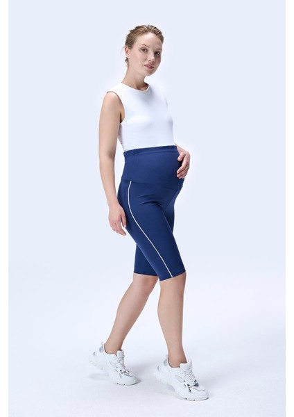 Imaj 357 Lacivert Renk Toparlayıcı ve Extra Esnek Etkili Yüksek Bel Hamile Tayt