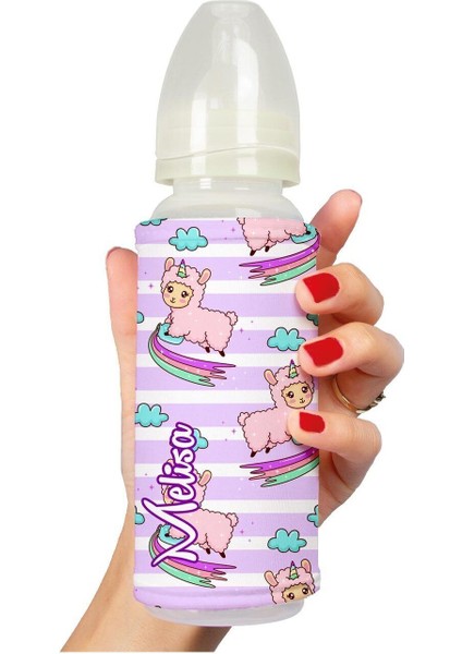 Sevimli Çok Renkli Bebek Biberonu, Özel Tasarım, 110285 (Pembe)