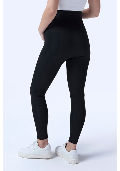 Imaj 714 Siyah Renk Toparlayıcı ve Extra Esnek Etkili Yüksek Bel Hamile Tayt indirimleri