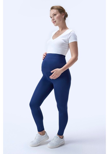 Imaj 714 Lacivert Renk Toparlayıcı ve Extra Esnek Etkili Yüksek Bel Hamile Tayt fırsatları