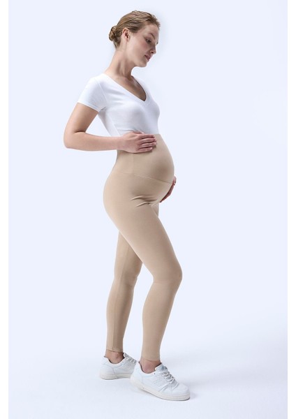 Imaj 714 Bej Renk Toparlayıcı ve Extra Esnek Etkili Yüksek Bel Hamile Tayt fiyatları