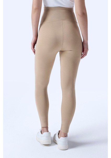 Imaj 714 Bej Renk Toparlayıcı ve Extra Esnek Etkili Yüksek Bel Hamile Tayt indirimleri