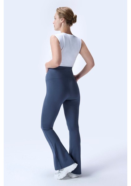 Imaj 436 Gri Renk Toparlayıcı ve Extra Esnek Etkili Yüksek Bel Ispanyol Paça Hamile Tayt fiyatları