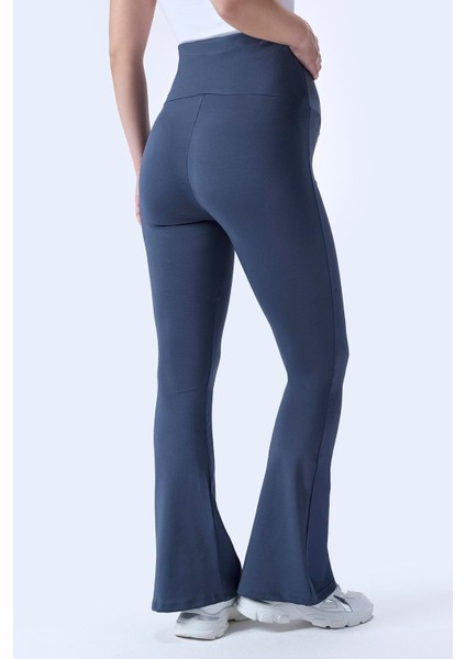 Imaj 436 Gri Renk Toparlayıcı ve Extra Esnek Etkili Yüksek Bel Ispanyol Paça Hamile Tayt fırsatları