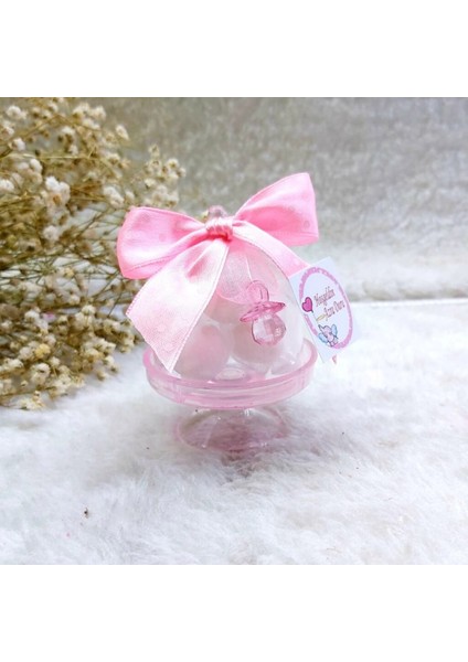 30 Adet Pembe Fanus Bebek Şekeri, Şık ve Tatlı Ikramlık Seçimleri