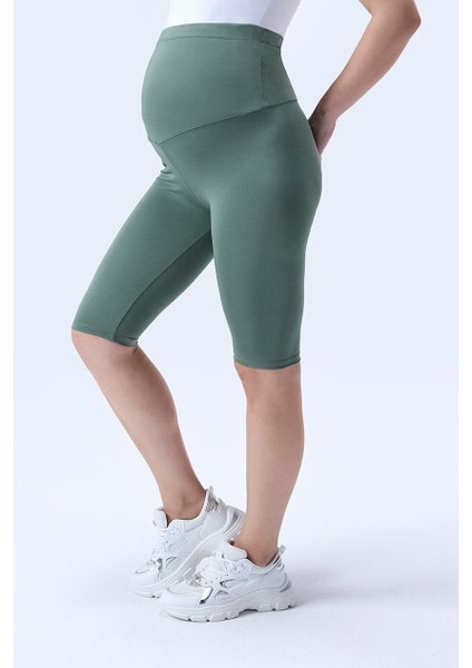 Imaj 349 Yeşil Renk Toparlayıcı ve Extra Esnek Etkili Yüksek Bel Hamile Tayt fırsatları