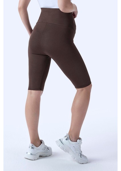 Imaj 715 Kahverengi Renk Toparlayıcı ve Extra Esnek Etkili Yüksek Bel Hamile Tayt fırsatları