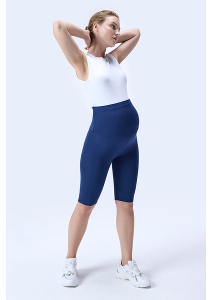 Imaj 349 Lacivert Renk Toparlayıcı ve Extra Esnek Etkili Yüksek Bel Hamile Tayt modelleri