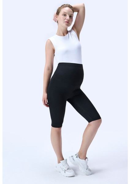 Imaj 715 Siyah Renk Toparlayıcı ve Extra Esnek Etkili Yüksek Bel Hamile Tayt fiyatları