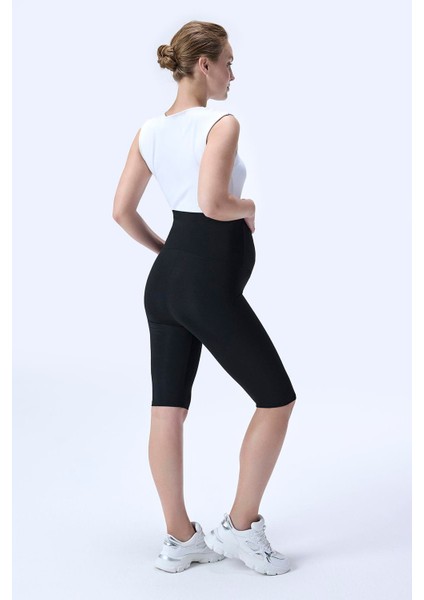 Imaj 715 Siyah Renk Toparlayıcı ve Extra Esnek Etkili Yüksek Bel Hamile Tayt modelleri