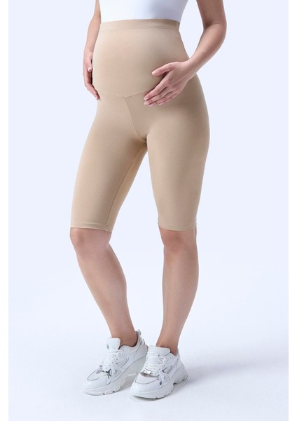 Imaj 715 Bej Renk Toparlayıcı ve Extra Esnek Etkili Yüksek Bel Hamile Tayt indirimleri
