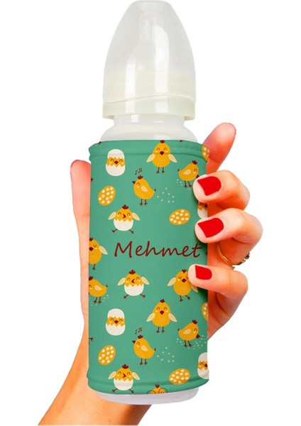 Bebekler Için Özel Tasarım Biberon, Yeşil Renk, Sağlıklı ve Şık Tasarım