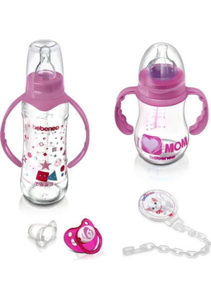 Sevimli Mini Bebek Seti, 12+ Ay, Pembe Renkli, Keyifli Oyun ve Bakım Seti