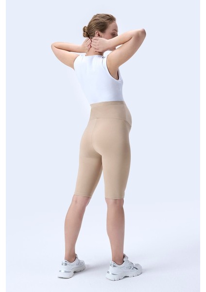 Imaj 349 Bej Renk Toparlayıcı ve Extra Esnek Etkili Yüksek Bel Hamile Tayt modelleri