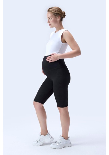 Imaj 364 Siyah Renk Toparlayıcı ve Extra Esnek Etkili Yüksek Bel Hamile Tayt fırsatları