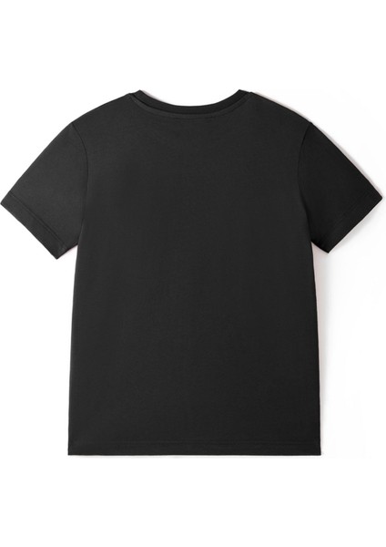 Lisanslı 2025 Şampiyonluk Logolu Özel Siyah Çocuk T-Shirt modelleri