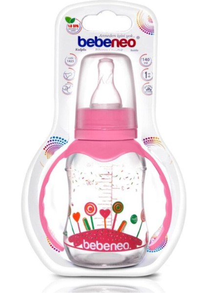 Pembe 140 ml Kulplu Pp Biberon, Sağlıklı ve Kullanışlı Bebek Için Idealdir fiyatları