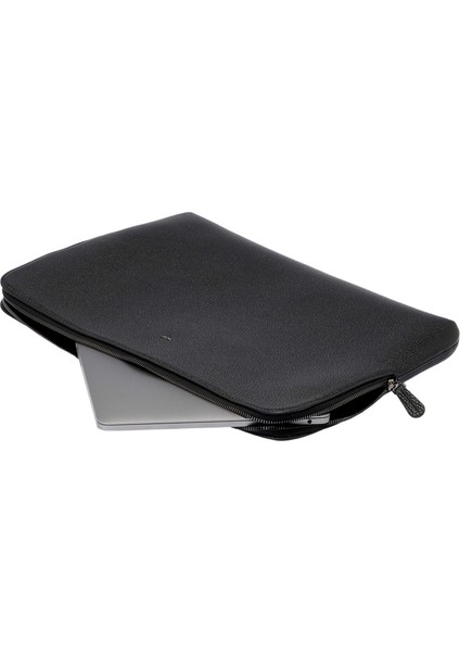 Siyah Hakiki Deri Unisex Laptop Çantası - S1LC00002952-A41