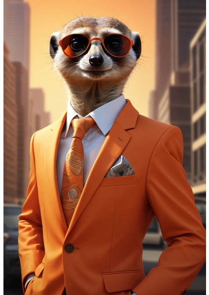 Yakışıklı Samur V1 Ev Duvar Salon Güzellik Salonu Ofis Dükkan Dekarasyon Kanvas Tablo fiyatları