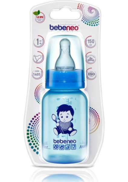 Renkli Pp Biberon 150 ml Mavi, Sağlıklı ve Kullanışlı Bebek Ihtiyaçları Için Ideal fiyatları