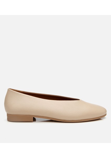 01AYH304030A310 KADIN Deri Bej Babet