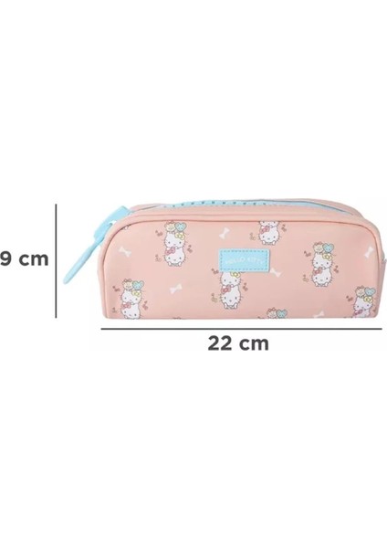 Sanrio Lisanslı Büyük Fermuarlı Kırtasiye Çantası (Hello Kitty) indirimleri