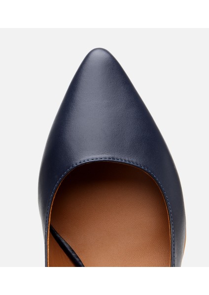 01AYH304150A680 KADIN Deri Lacivert Stiletto