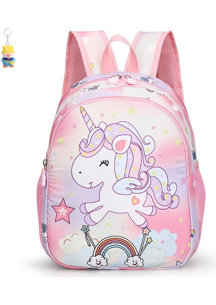 Okul Çantası Kız Hafif Bebek Sırt Çantası 3-5-6 Yaş Çocuk Sevimli Sırt Çantası (Yurt Dışından)