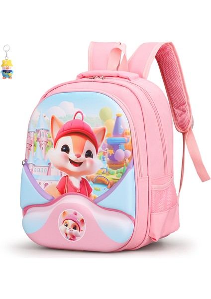 Çocuk Okul Çantası Kız Üç Boyutlu 4-6-7 Yaş 5 Anaokulu Büyük Kapasiteli Ilkokul Öğrencisi Erkek Hafif Su Geçirmez Sırt Çantası (Yurt Dışından)