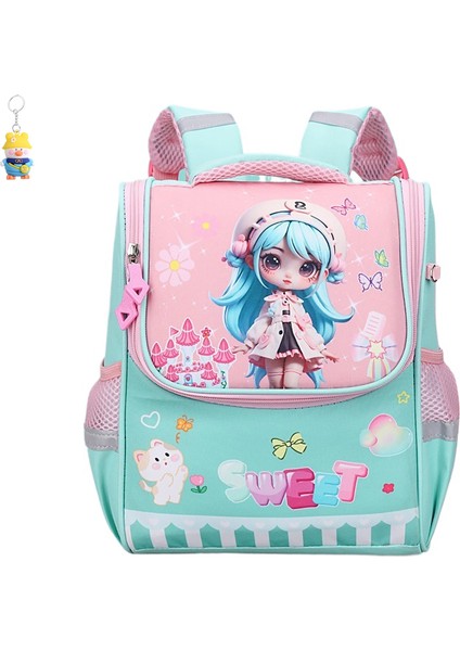 Okul Çantası Kız Prenses Uzay Çantası Hafif 2-3-5 Yaş Karikatür Çocuk Sevimli Sırt Çantası (Yurt Dışından)